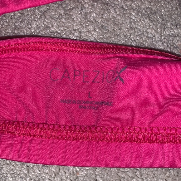 Capezio Hot Pink Sports Bra - Picture 4 of 4